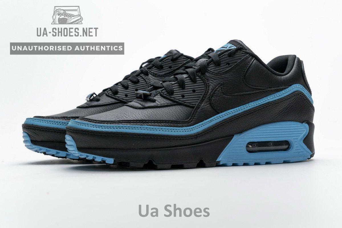 CJ7197-002 Undefeated x Nike Air Max 90 Black Blue Fury - Image 6