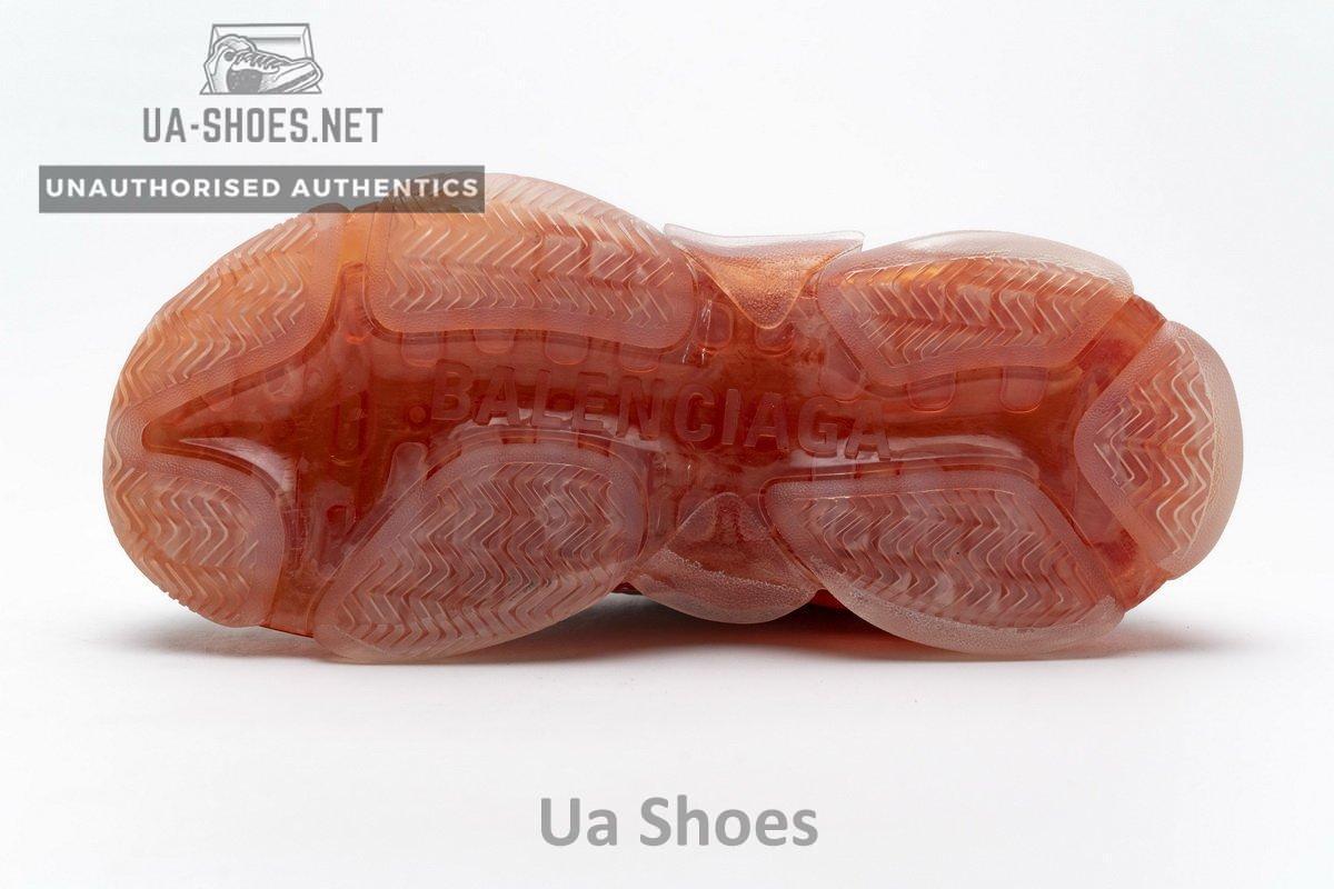 544351 W09E1 4552 Balenciaga Triple S White Red - Image 10