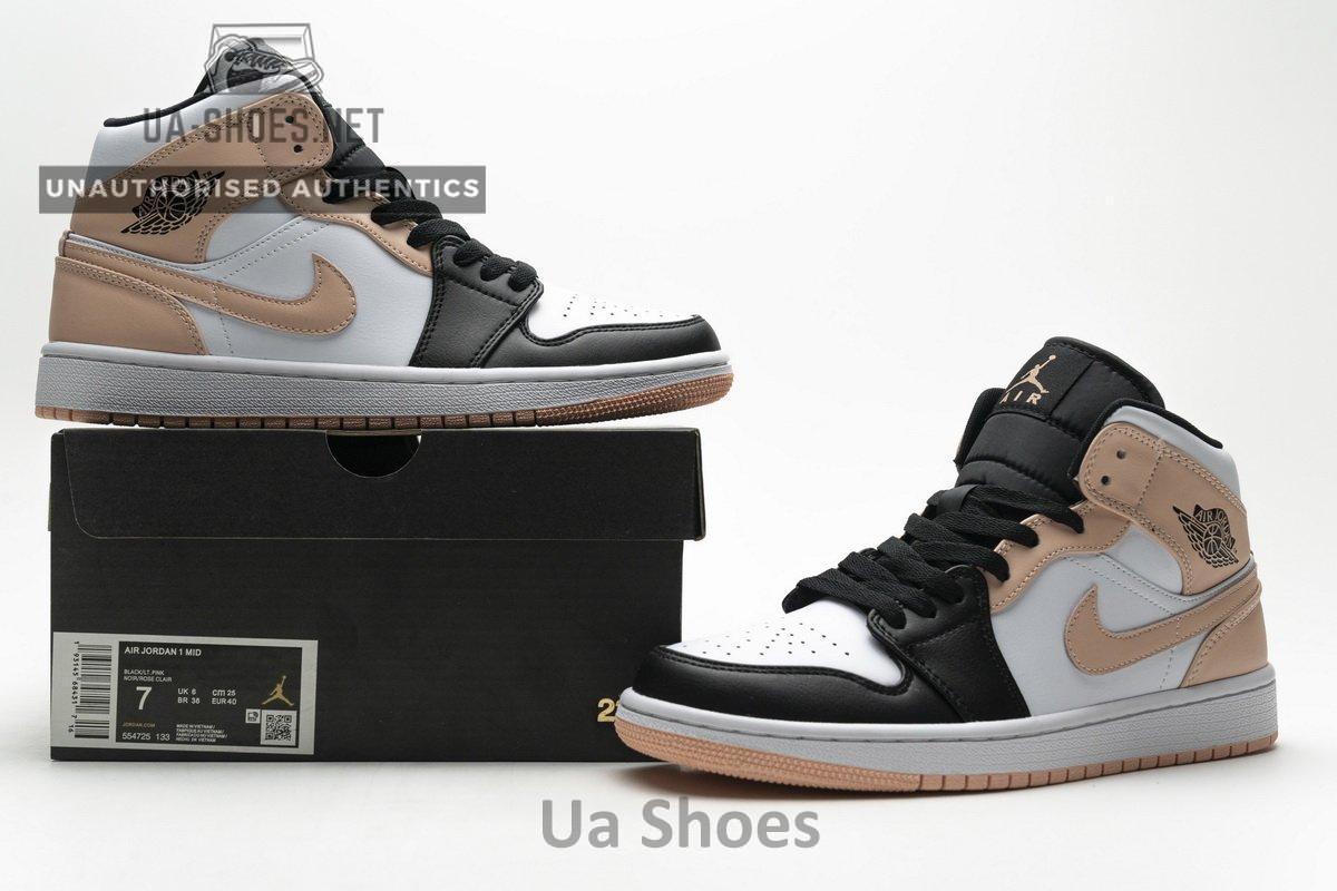 554725-133 Air Jordan 1 Mid Crimson Tint - Image 2