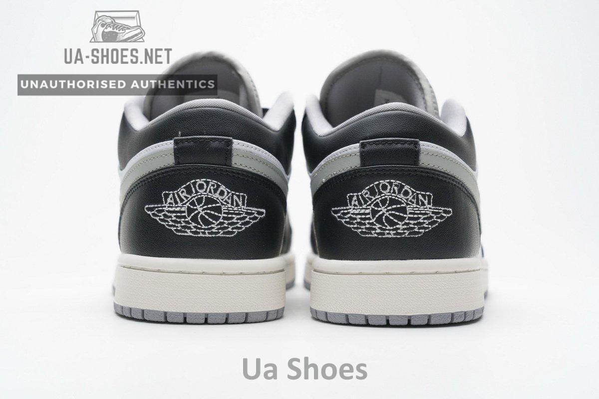 553558-039 Air Jordan 1 Low Light Smoke Grey - Image 7