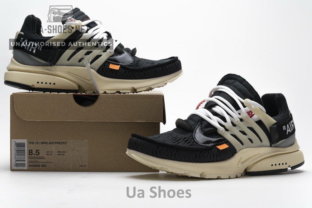 AA3830-001 OFF-WHITE x Nike Air Presto - Image 2