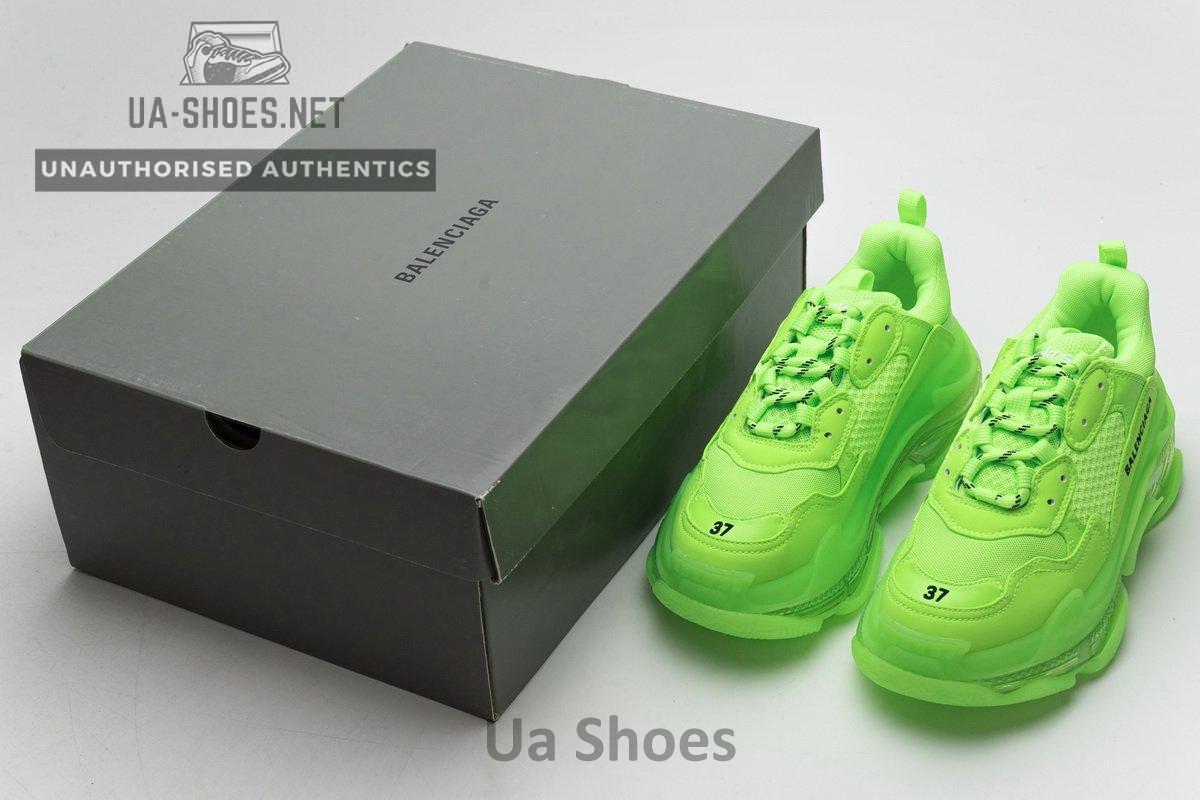 544351 W09O1 3802 Balenciaga Triple S Fluorescent Green - Image 4