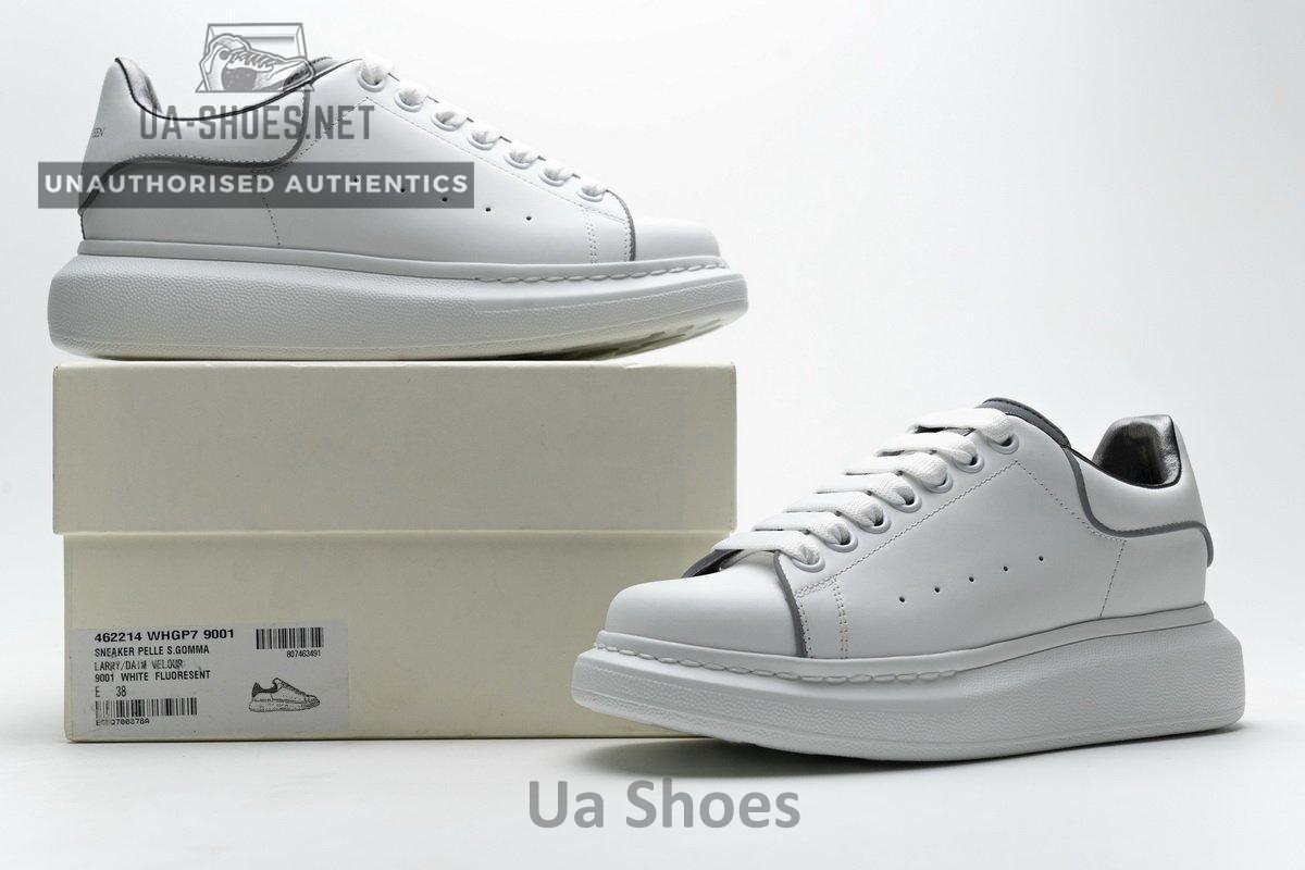 462214 WHGP7 9001 Alexander McQueen Sneaker All White - Image 2
