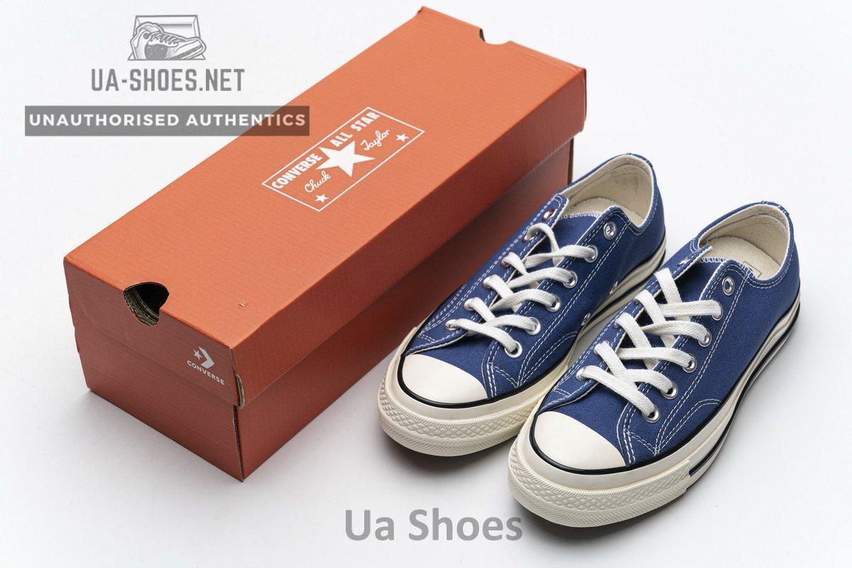 162064C Converse Chuck 70 OX True Navy Black Egret - Image 4