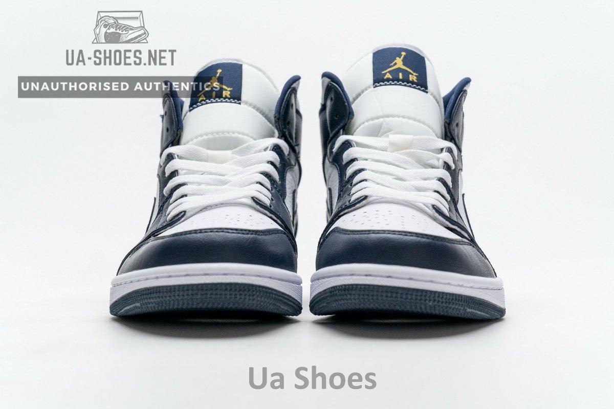 554724-174 Air Jordan 1 Mid Obsidian - Image 6