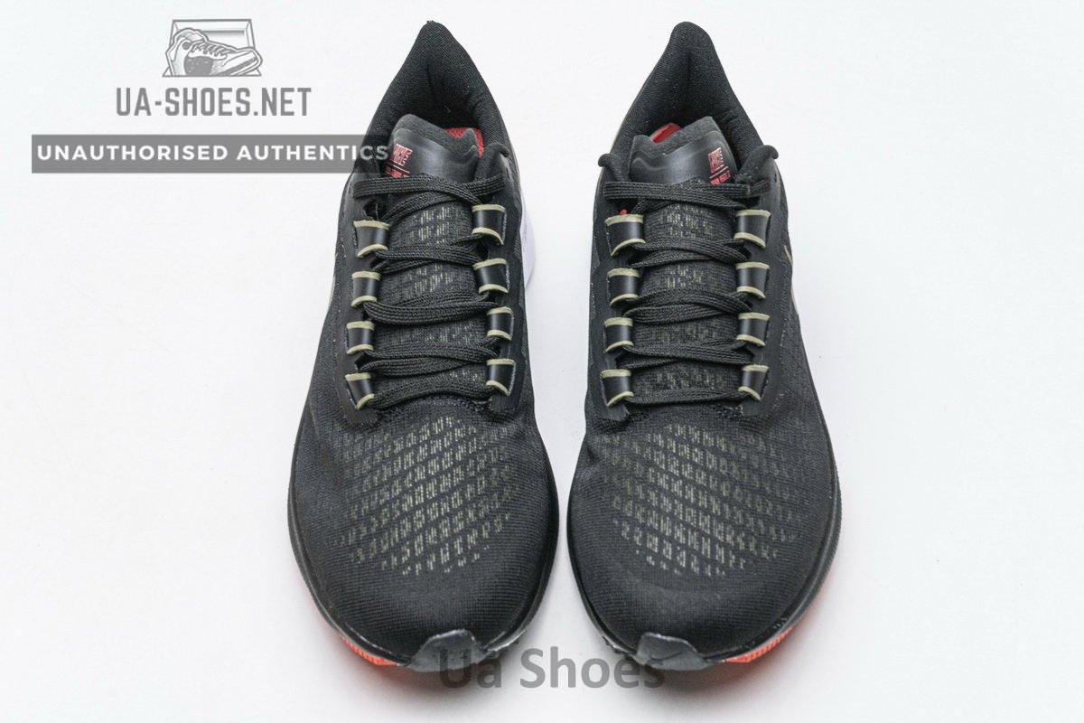 BQ9646-004 Nike Air Zoom Pegasus 37 Black Medium Olive Aqua - Image 4