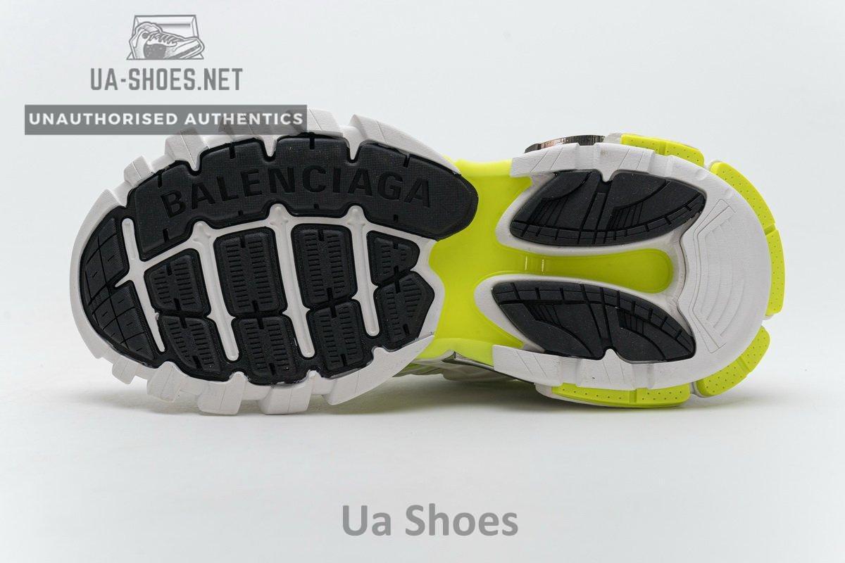 568515 W2ON3 9073 Blenciaga Track 2 Sneaker White Fluo Yellow - Image 9