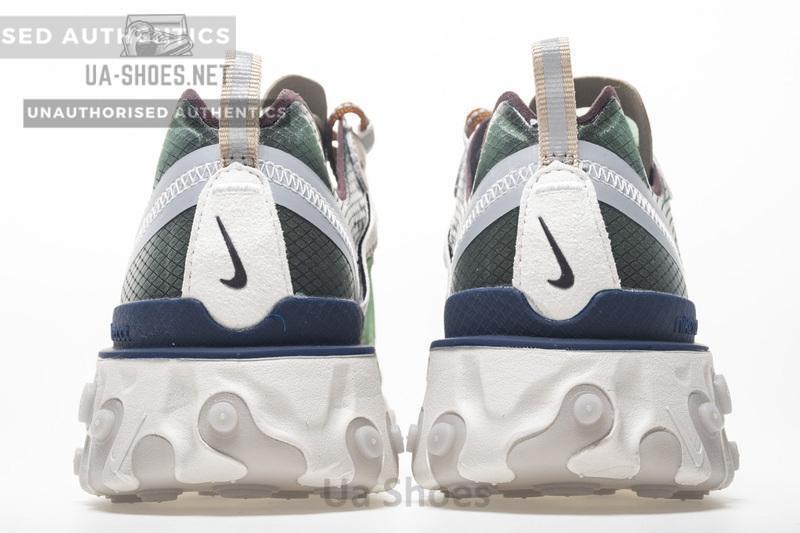 Nike React Element 87 “Brown green” AQ1090-002 - Image 5