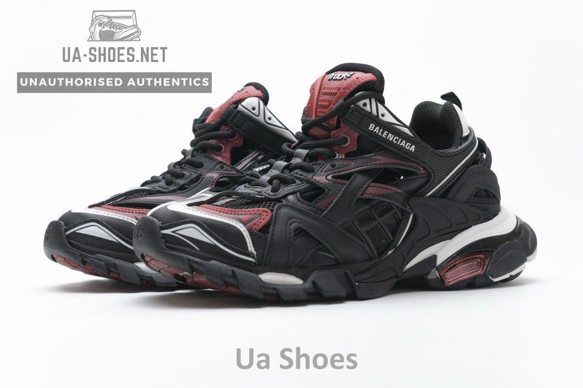 568615 W2GN3 6000 Blenciaga Track 2 Sneaker Burgundy - Image 6