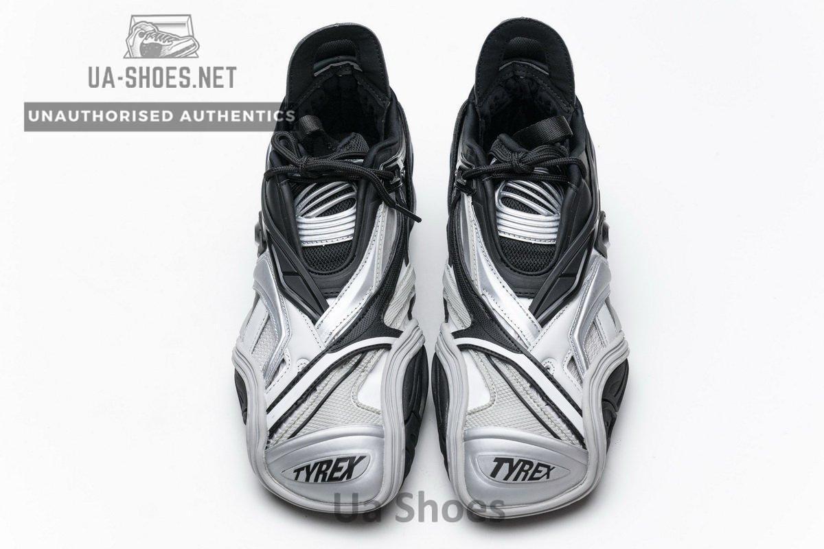Balenciaga Tyrex 5.0 Sneaker Black Silver - Image 4