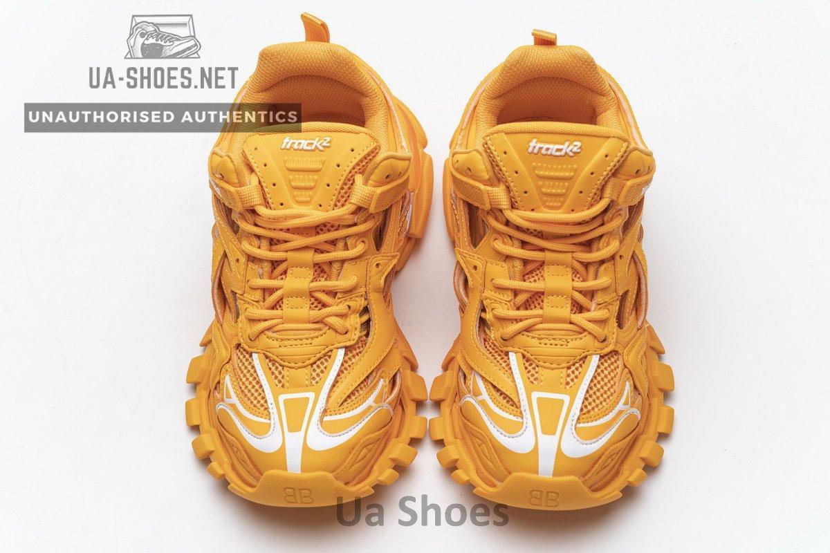 568615 W2GN5 5817 Blenciaga Track 2 Sneaker Orange - Image 4
