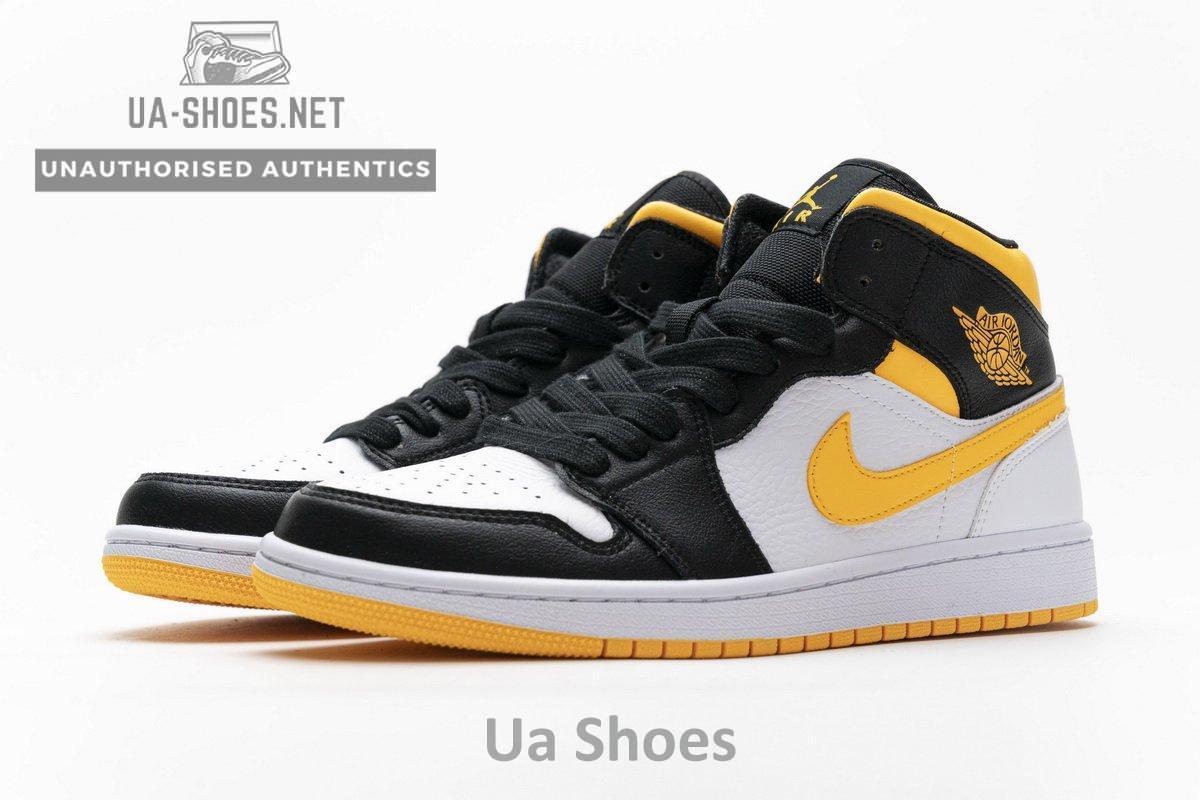 CV5276-107 Air Jordan 1 Mid SE Laser Orange Black - Image 6