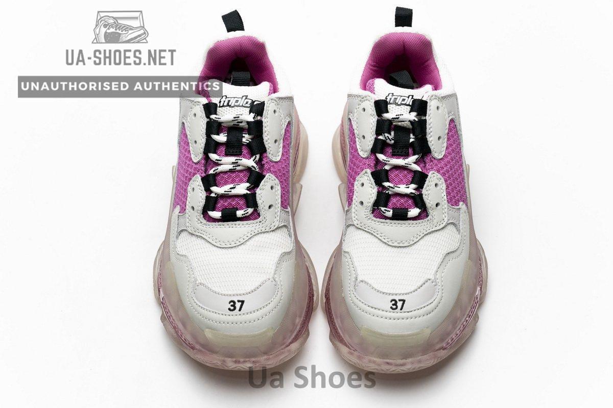 544351 W09E1 1633 Balenciaga Triple S Purple Red - Image 6