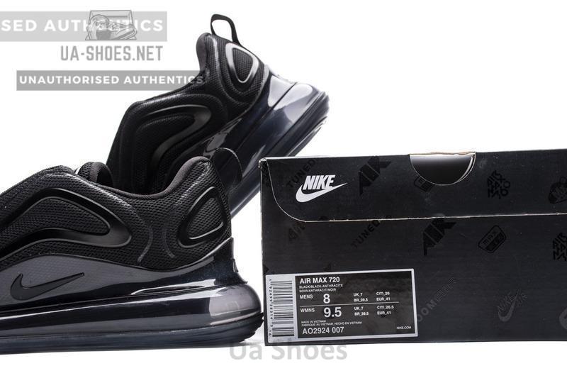 Nike Air Max 720 Black Mesh AO2924-007 - Image 5