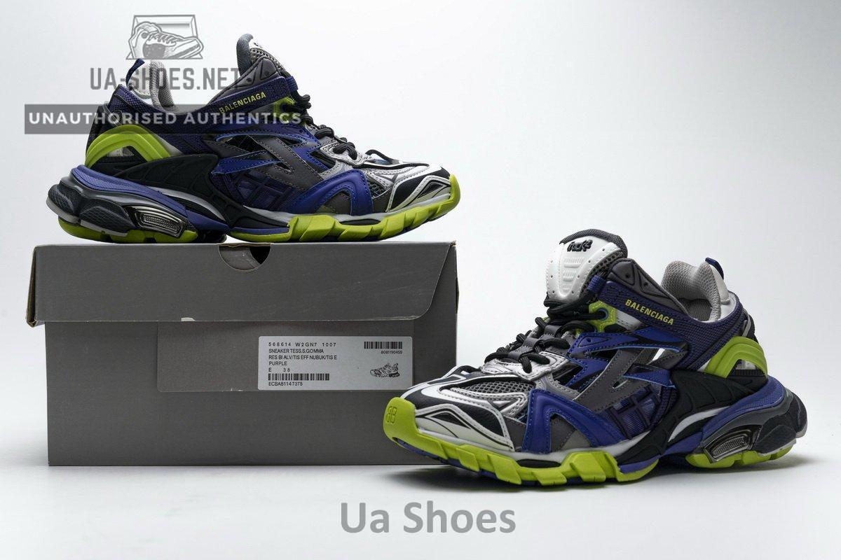 568614 W2GN7 1007 Blenciaga Track 2 Sneaker Purple - Image 2