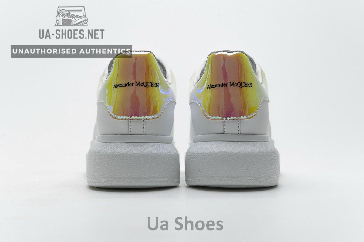 462214 WHGP7 9001 Alexander McQueen Sneaker White Orange Laser - Image 7