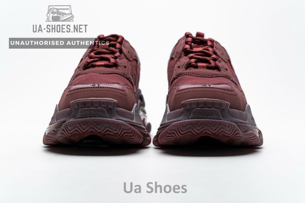 541624 W09E1 1628 Balenciaga Triple S Red Wine - Image 5
