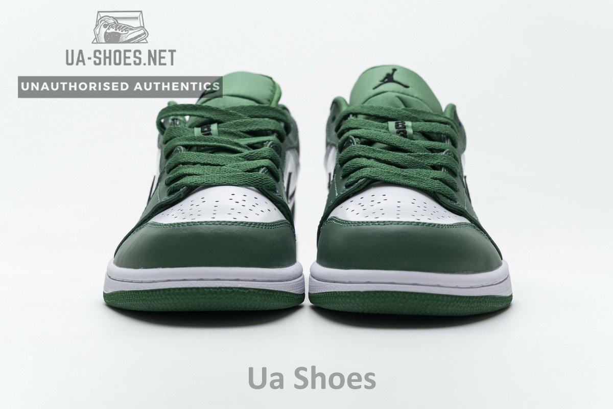 553558-301 Air Jordan 1 Low Pine Green - Image 5