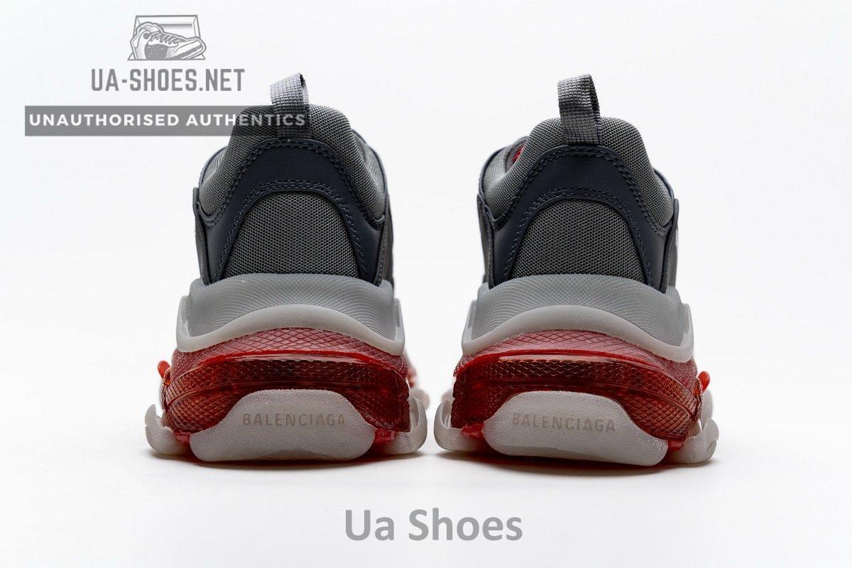 544351 W09O1 2262 Balenciaga Triple S Grey Red - Image 10