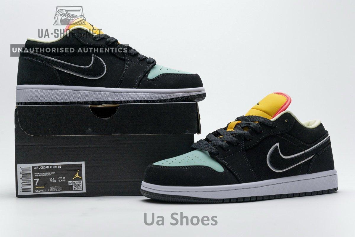 CK3022-013 Air Jordan 1 Low SE Pink Orange Blue - Image 2