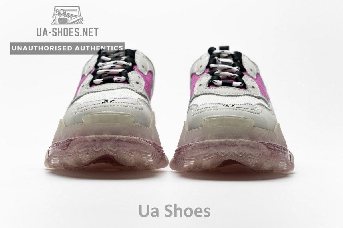 544351 W09E1 1633 Balenciaga Triple S Purple Red - Image 7