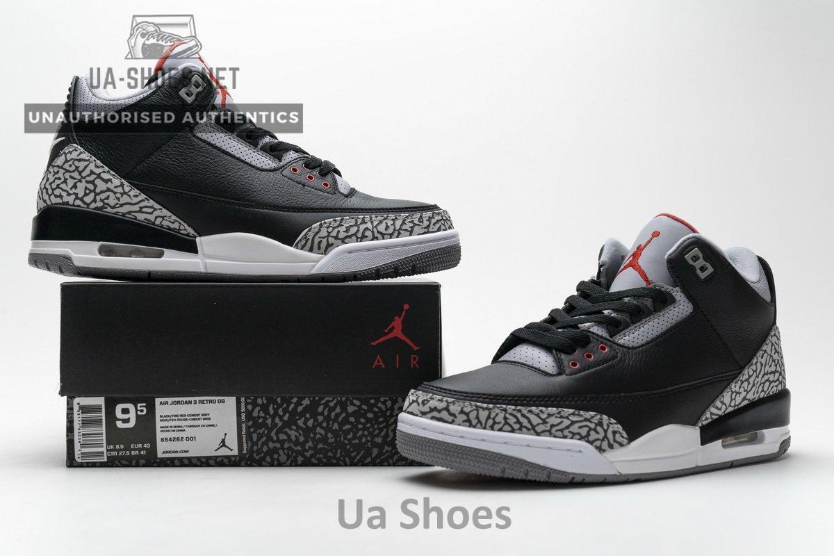 854262-001 Air Jordan 3 Retro OG 'Black Cement' - Image 2