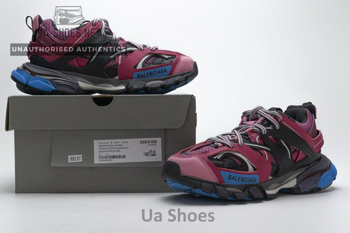 542436 W1GB7 5482 Balenciaga Tess S.Black Purplish Red - Image 2