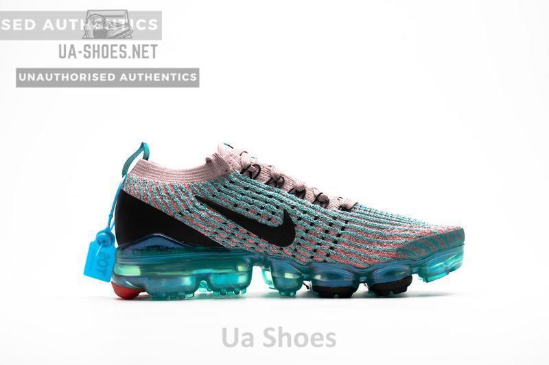AJ6910-500 Womens Nike Air Vapormax Flyknit 3 South Beach - Image 2