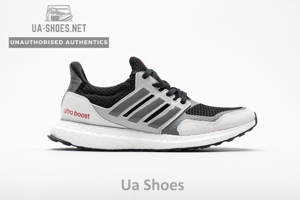 EF0720 adidas Ultra Boost S&L Black Grey Four Red Real Boost - Image 2