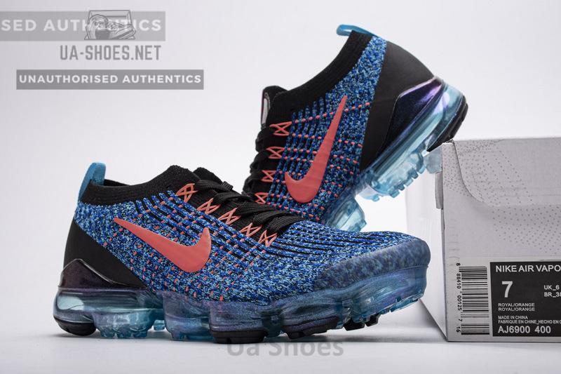 AJ6900-400 Nike Air Vapormax Flyknit 3 Blue Fury - Image 4