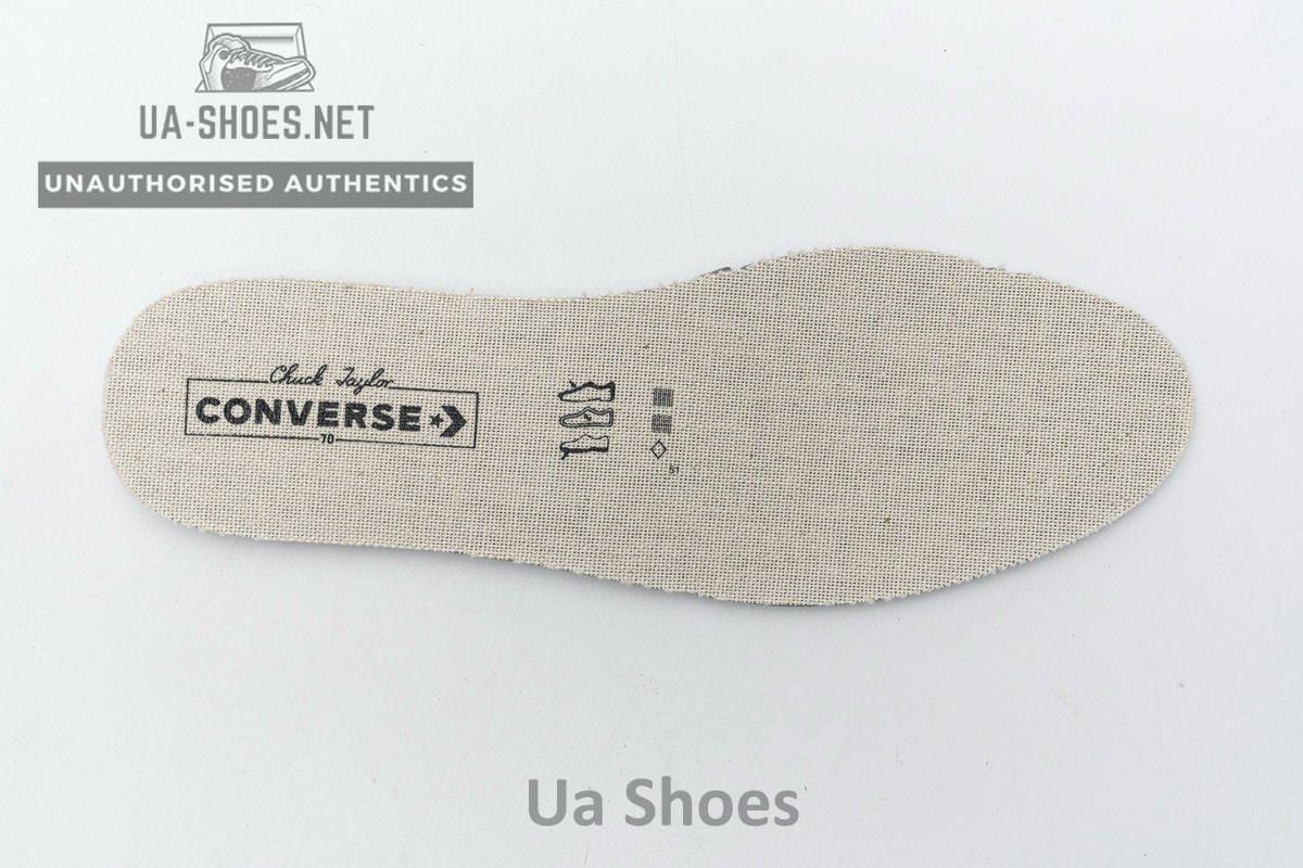 162058C Converse Chuck 70 OX Black Egret - Image 12