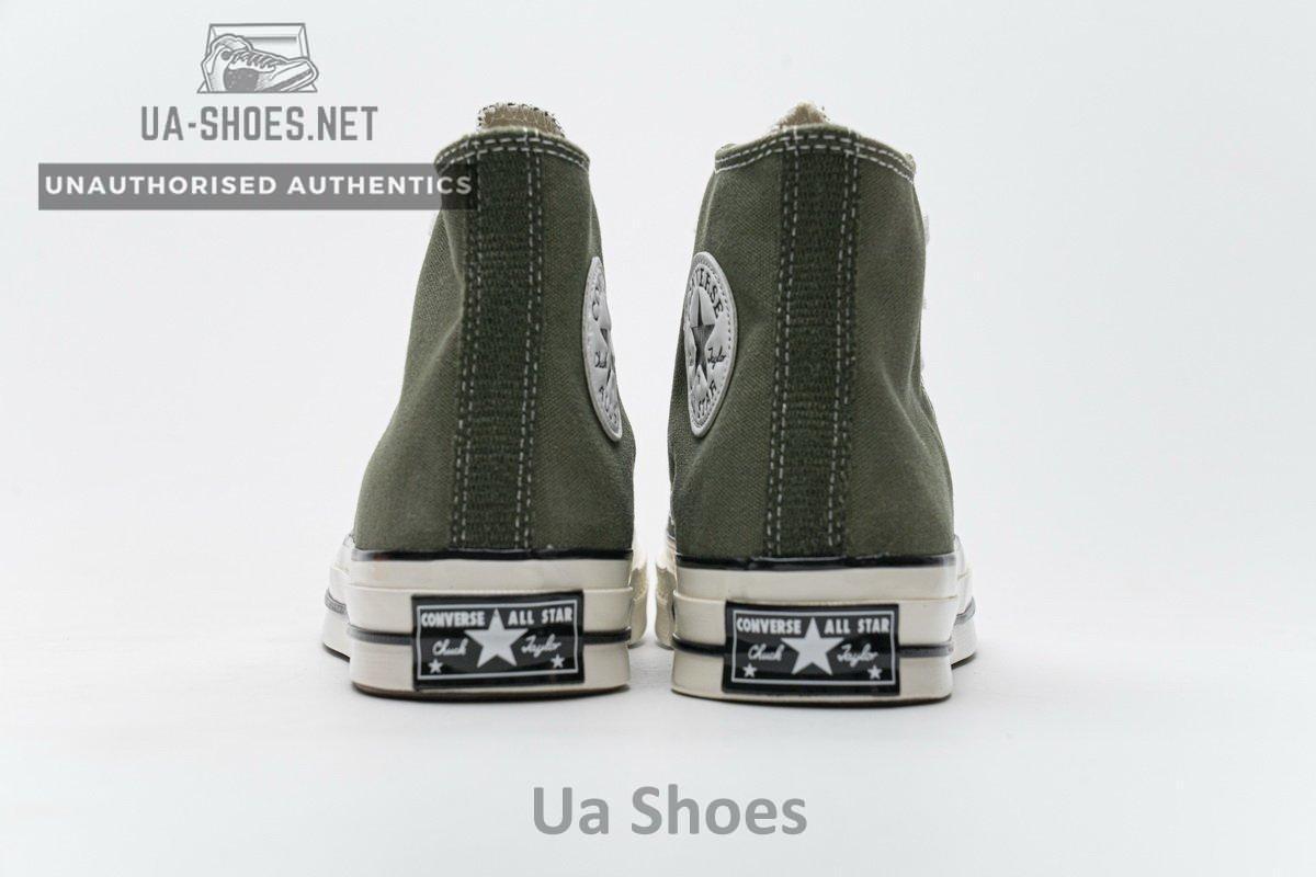 162052C Converse Chuck 70 HI Field Surplus Black Egret - Image 7