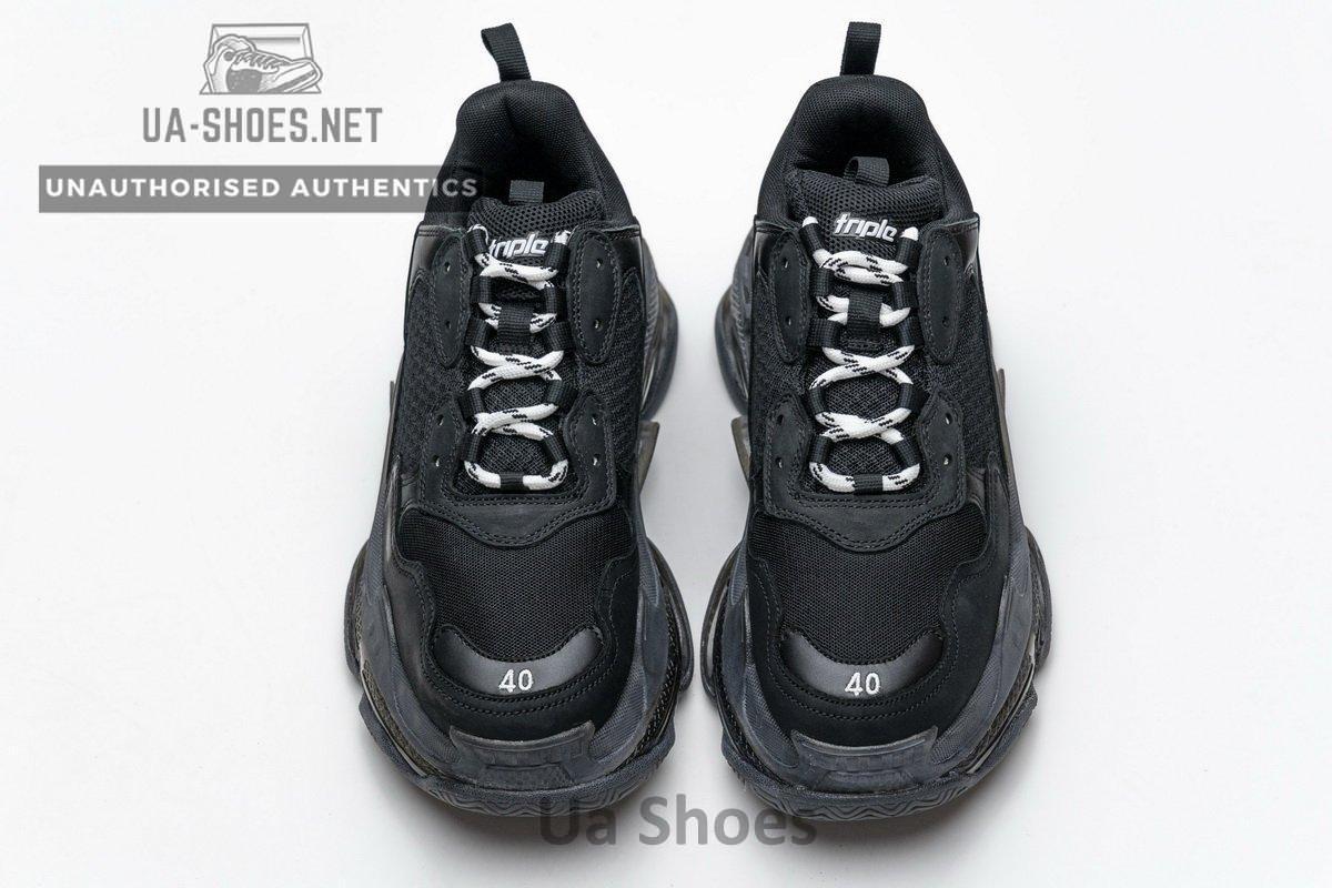 541624 W09O1 1000 Balenciaga Triple S Black - Image 6
