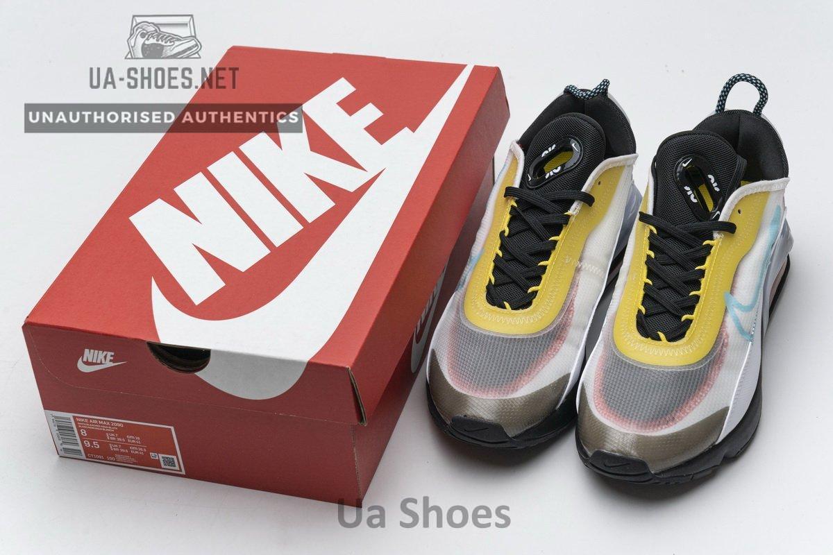 CT1091-100 Nike Air Max 2090 Speed Yellow Aqua - Image 3