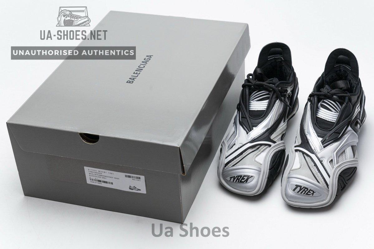 Balenciaga Tyrex 5.0 Sneaker Black Silver - Image 3