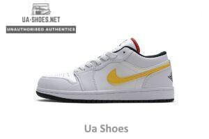 CW7009-100 Air Jordan 1 Low White Multi-Color
