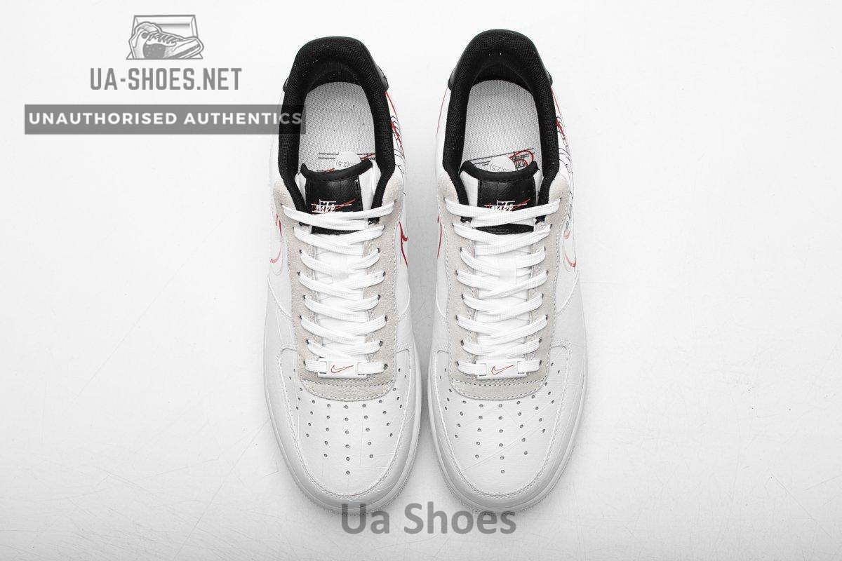 CK9257-100 Nike Air Force 1 '07 LV8 White Black Pure Platinum - Image 7