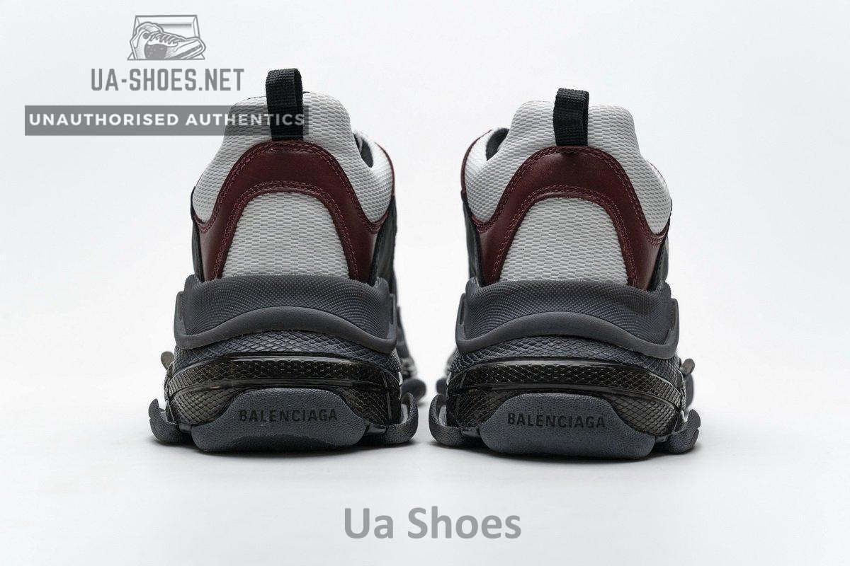 541624 W09O1 2268 Balenciaga Triple S Black Brown Red - Image 7