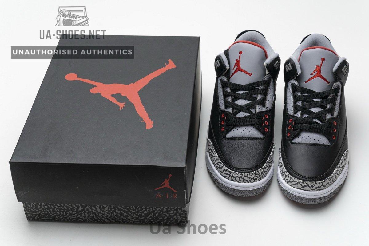 854262-001 Air Jordan 3 Retro OG 'Black Cement' - Image 3