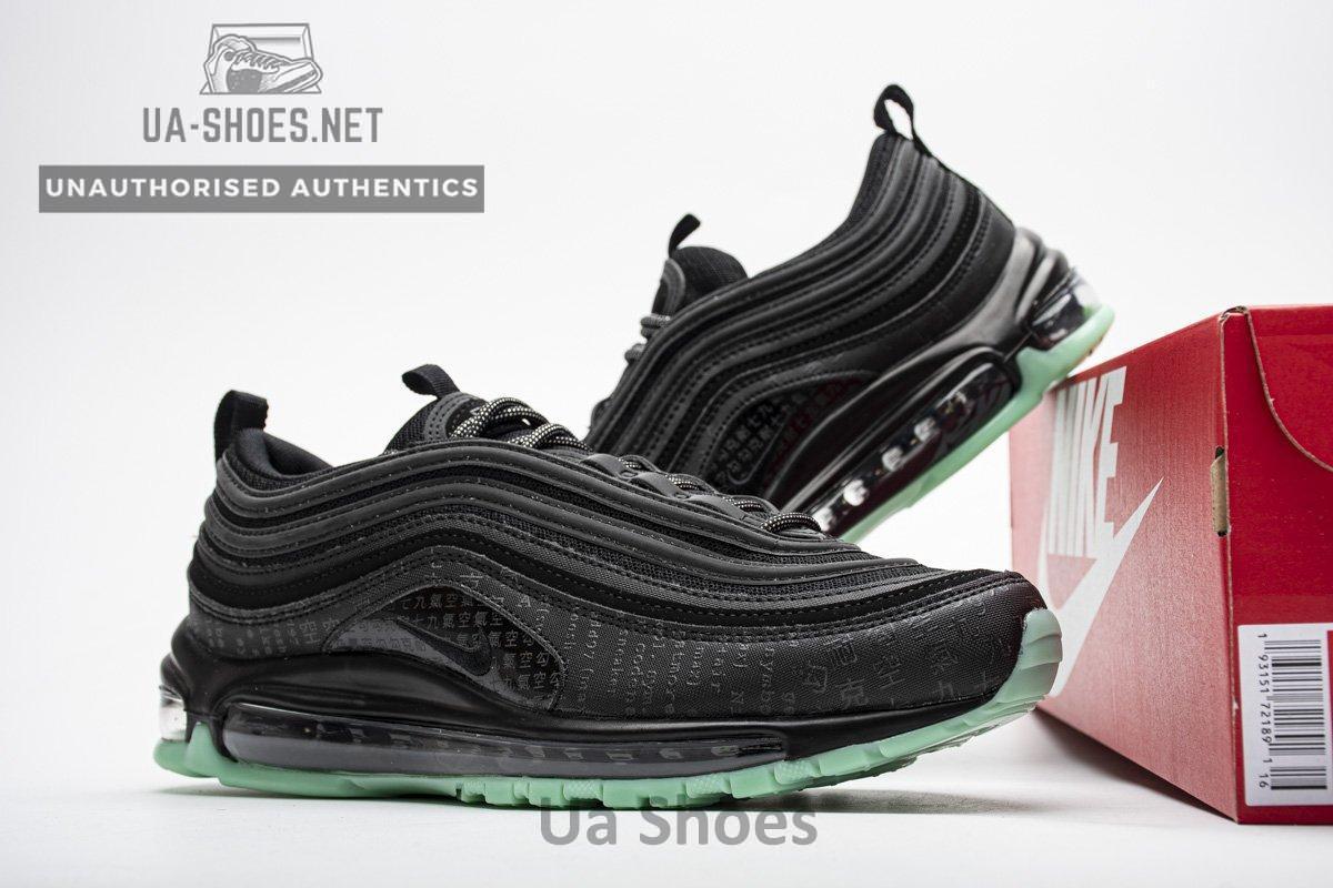921826-017 Nike Air Max 97 Black Green Glow - Image 6