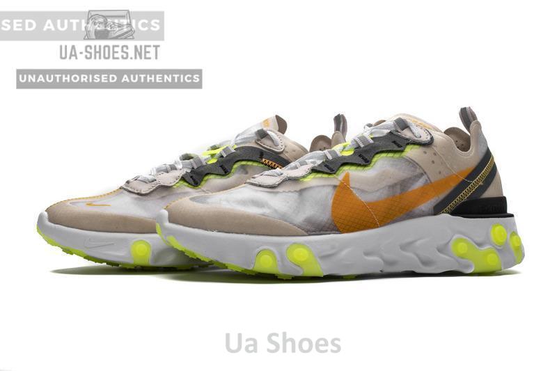 Nike React Element 87Undercover“Orewood Brown” AQ1090-101 - Image 7