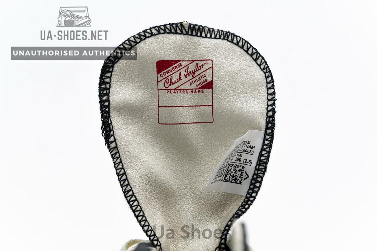 161408C Converse Chuck Taylor All-Star Ox Think 16 Black White - Image 7