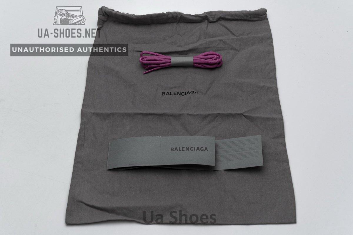 568615 W2GN3 9199 Blenciaga Track 2 Sneaker White Green Pink - Image 12