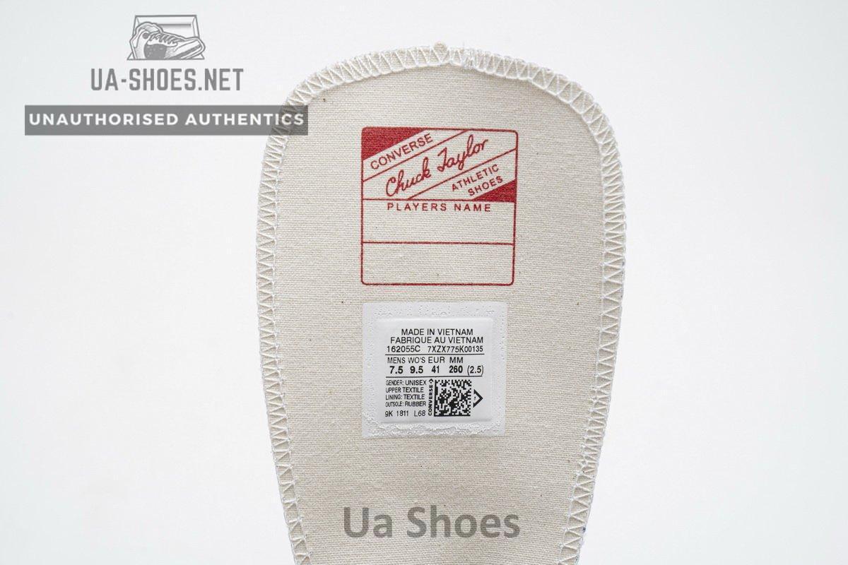 162055C Converse Chuck 70 HI True Navy Black Egret - Image 12