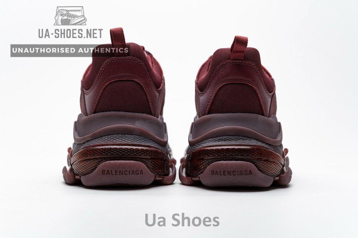 541624 W09E1 1628 Balenciaga Triple S Red Wine - Image 7