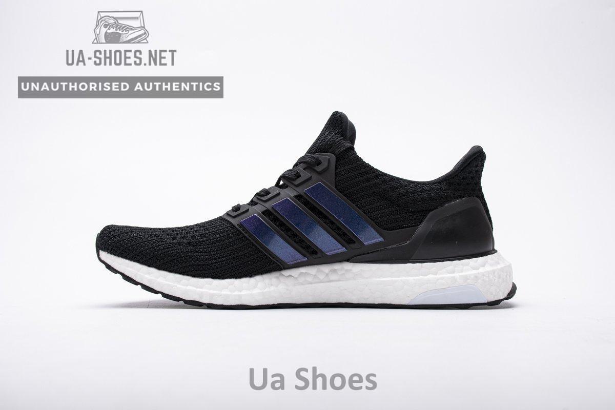 FW5692 adidas Ultra Boost 4.0 Black Blue Real Boost