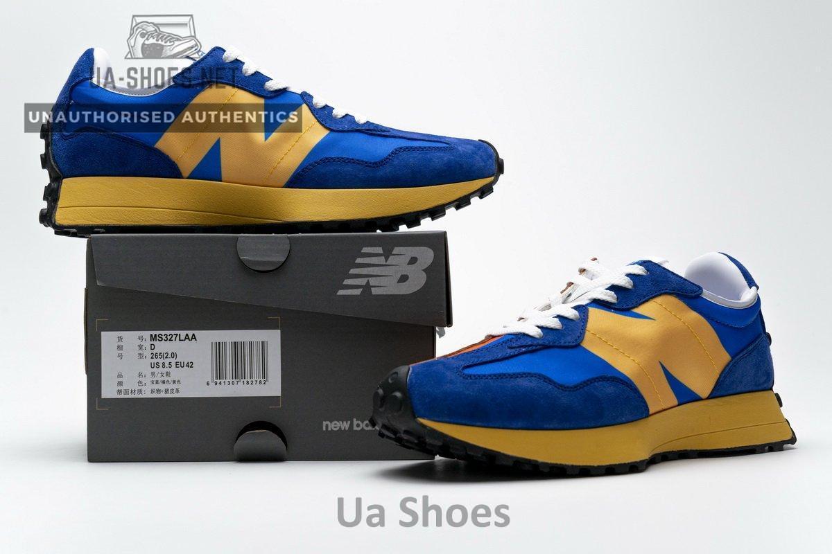 MS327LAA New Balance Blue Orange - Image 2