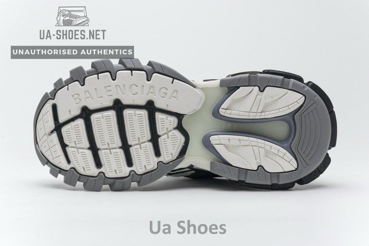 570391 W2GN3 1090 Blenciaga Track 2 Sneaker Black White - Image 8