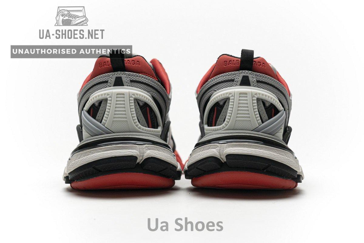 570391 W2GN3 1003 Blenciaga Track 2 Sneaker Grey Red - Image 7