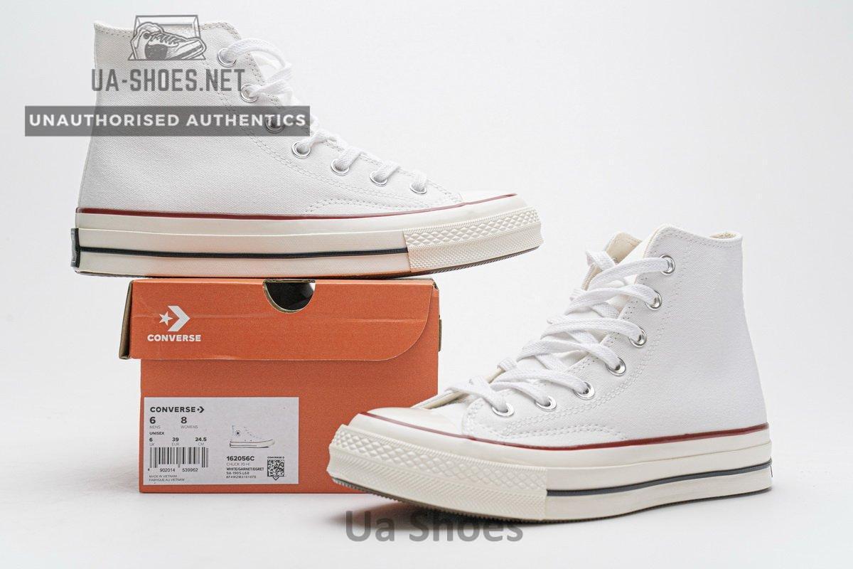 162056C Converse Chuck 70 HI White Garnet Egret - Image 2